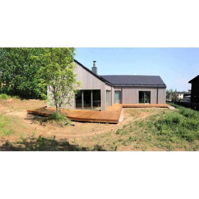 Termo skandinaviškos pušies terasinė lenta 26x117x3300 - Image 2