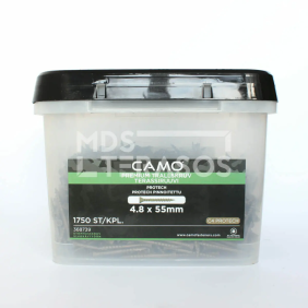 Juodo plieno cinkuoti CAMO medsraigčiai