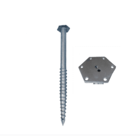 M tipo sraigtinis pamatas