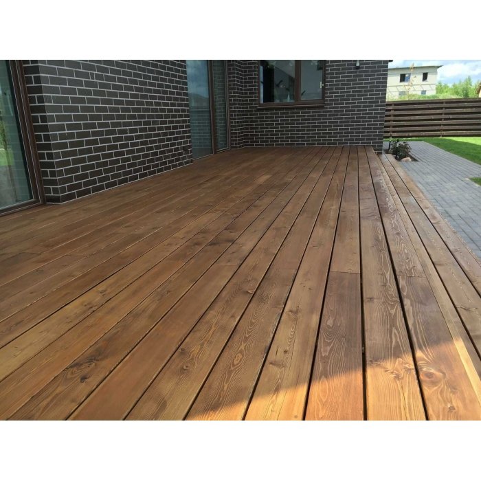 Maumedžio terasinė lenta 27x143x4000 - Image 2