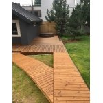 Termo skandinaviškos pušies terasinė lenta 26x117x4800 - Image 3