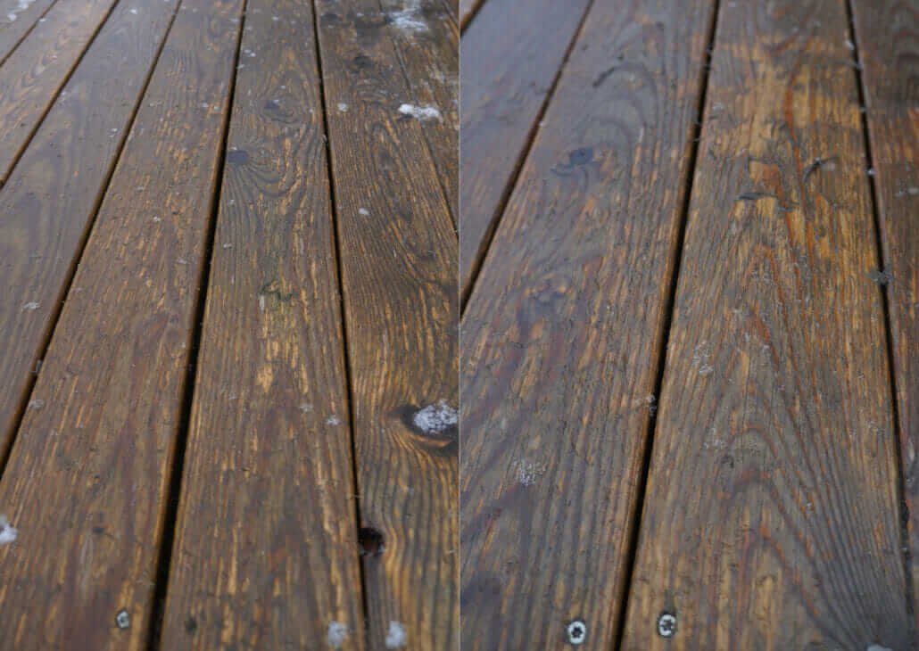 kailiukas ant maumedžio lentų