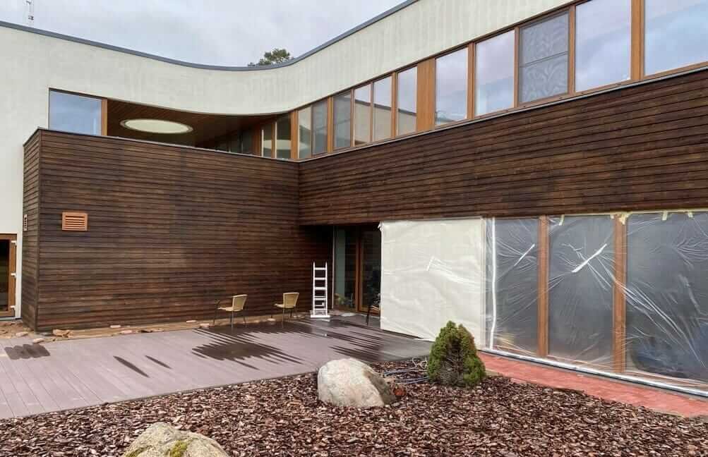 patarimai terasos statybai