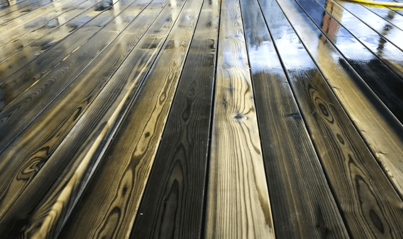 šlapios terasos vaizdas po geležies sulfato