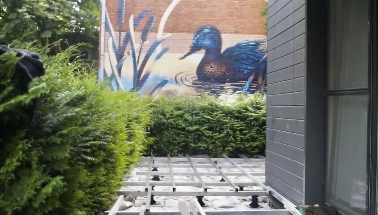 Ką daryti, kai negalima gręžti polių terasai