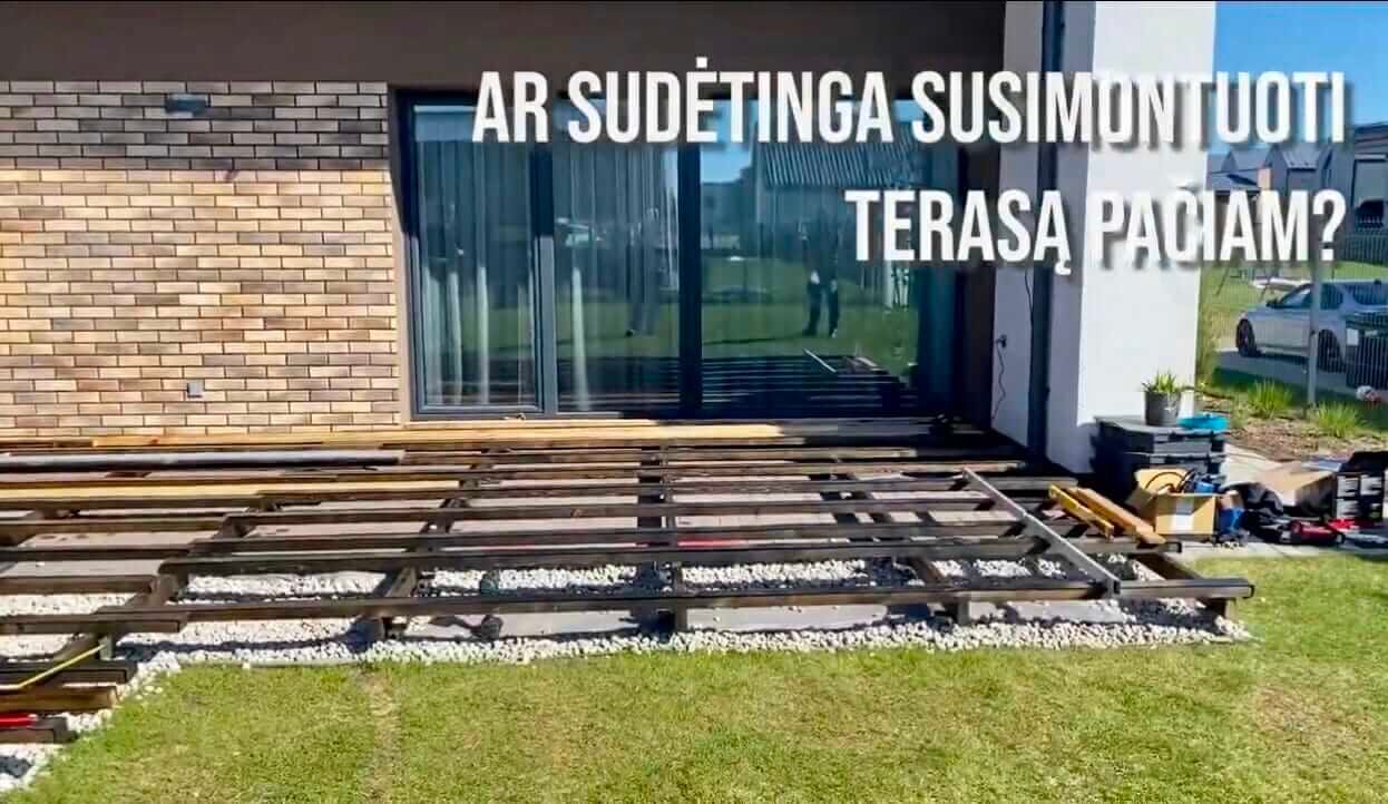Kaip įsirengti terasą pačiam