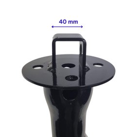 Sraigtinis pamatas lauko šviestuvui