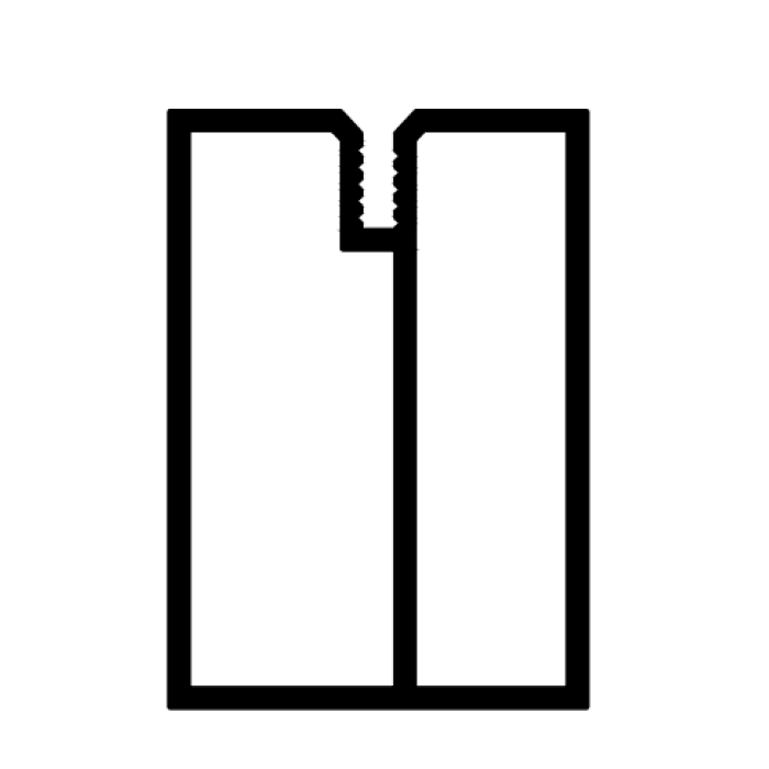 Specialus aliuminio profilis terasai 35x50x4000 - Image 2