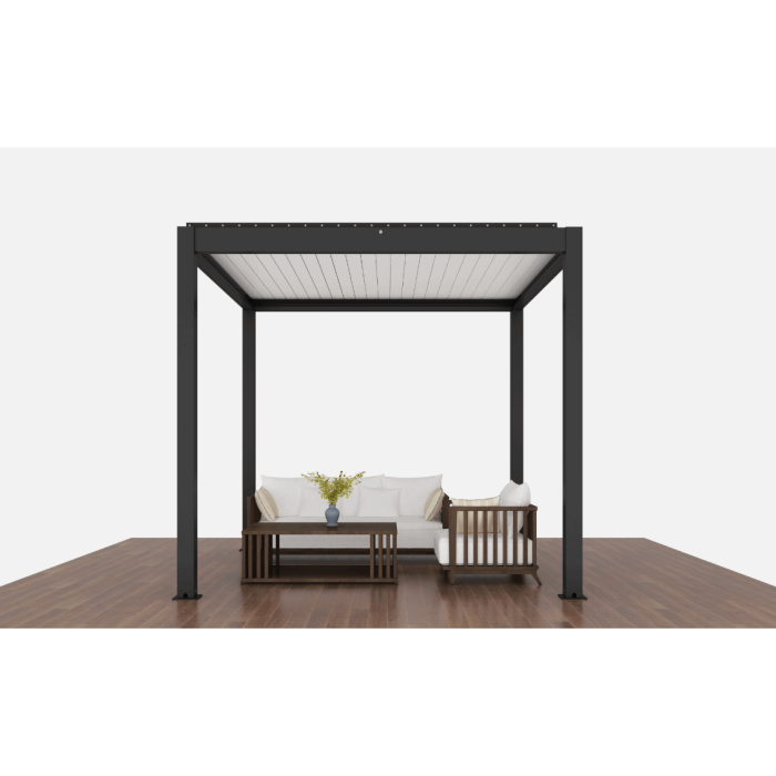 Pergola Nida 2904x3945mm pilka/balta - Image 2