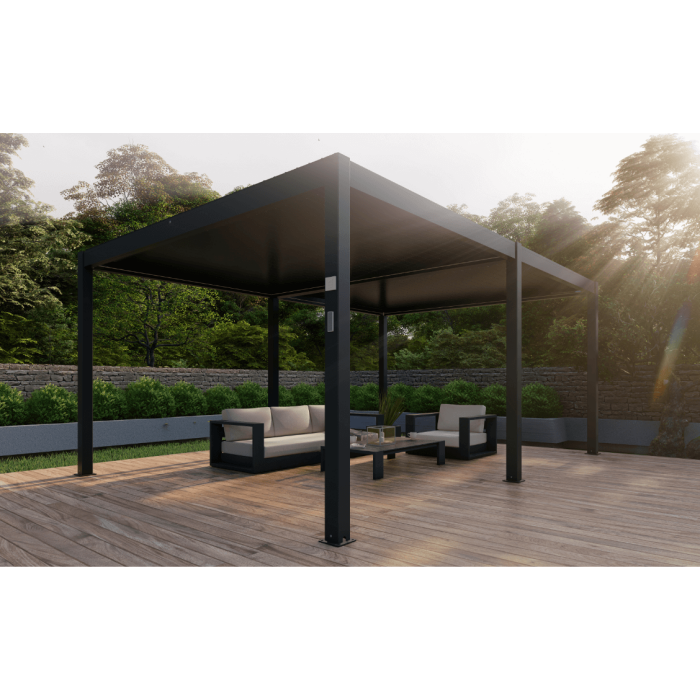 Pergola Nida 5688x3945mm pilka/balta - Image 14