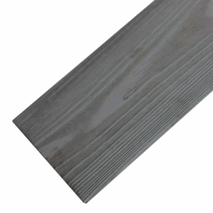 Pilkos degintos pušies ar eglės medienos lentos 28x120x4000 - Image 2