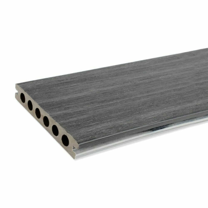 Newood WPC lenta Dark Ash/Storm Grey 22x140x3600 dvipusė - Image 2