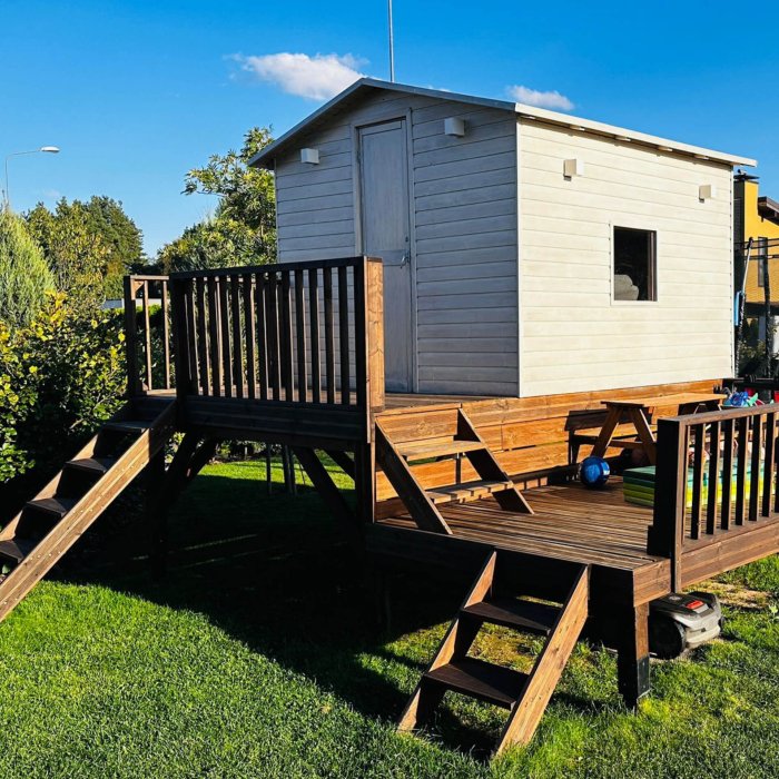 Woca balta alyva Žaidimų namelis