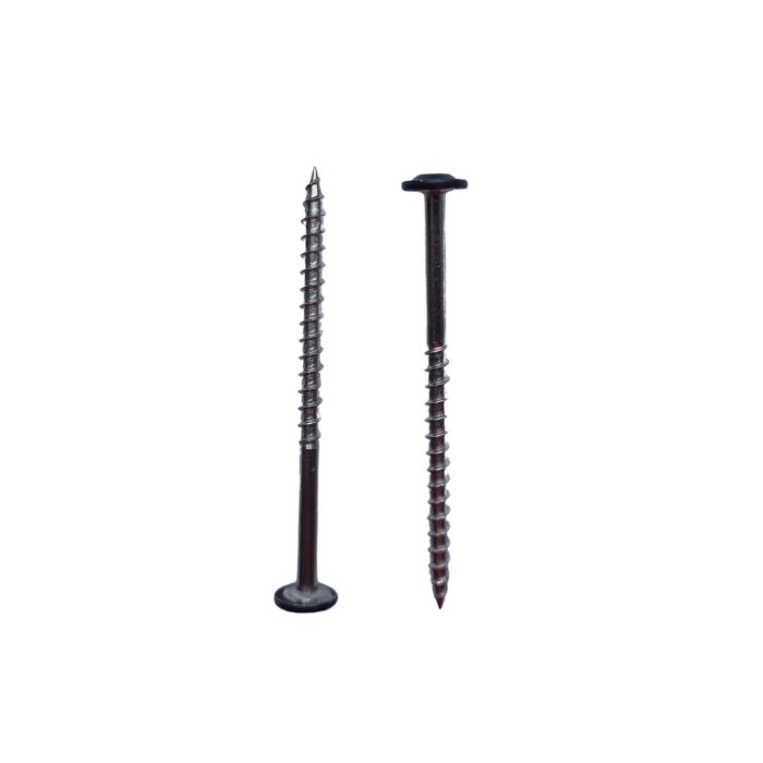 Medsraigtis plačia galva, 4,5 x 65 mm Antracito spalva (Nerūdijantis) - Image 2