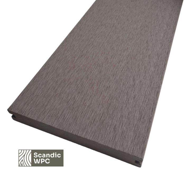 Scandic WPC terasinė lenta Espresso spalvos 20x140x3600 rifliuota/šukuota pilnavidurė - Image 5