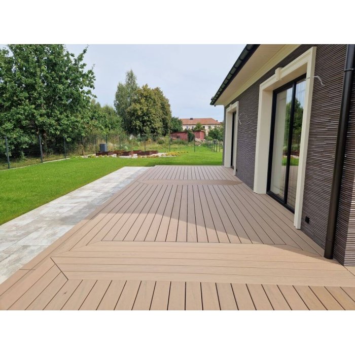 Trex Transcend Lineage WPC užbaigimo lenta Carmel 24x140x4870 medžio imitacija - Image 5