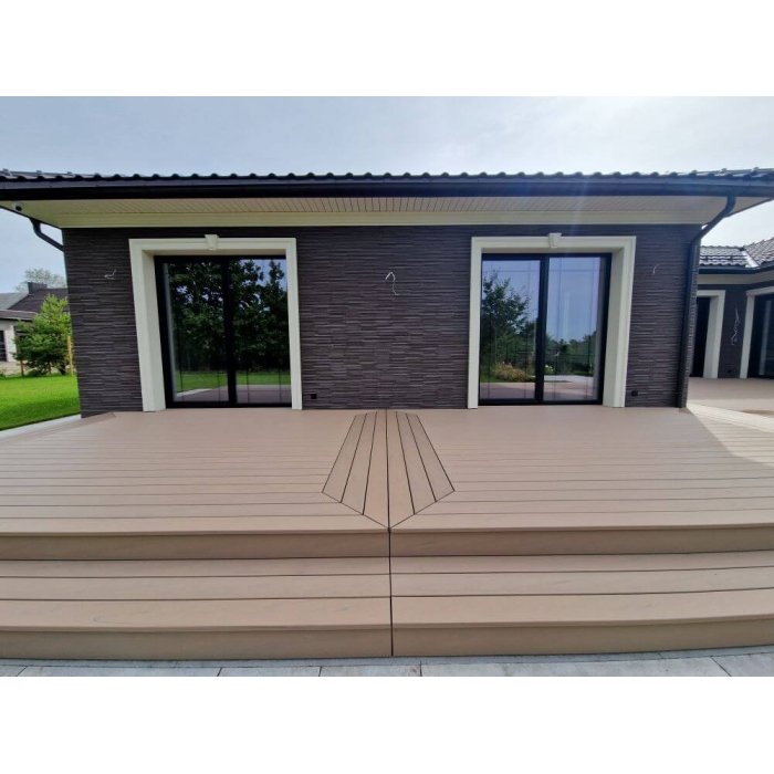 Trex Transcend Lineage WPC užbaigimo lenta Carmel 24x140x4870 medžio imitacija - Image 7