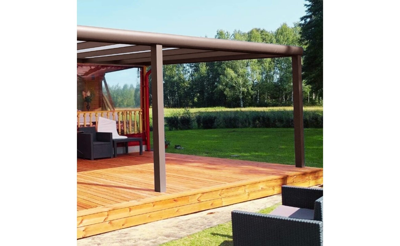 Ruda Štrutgart aliuminė stoginė