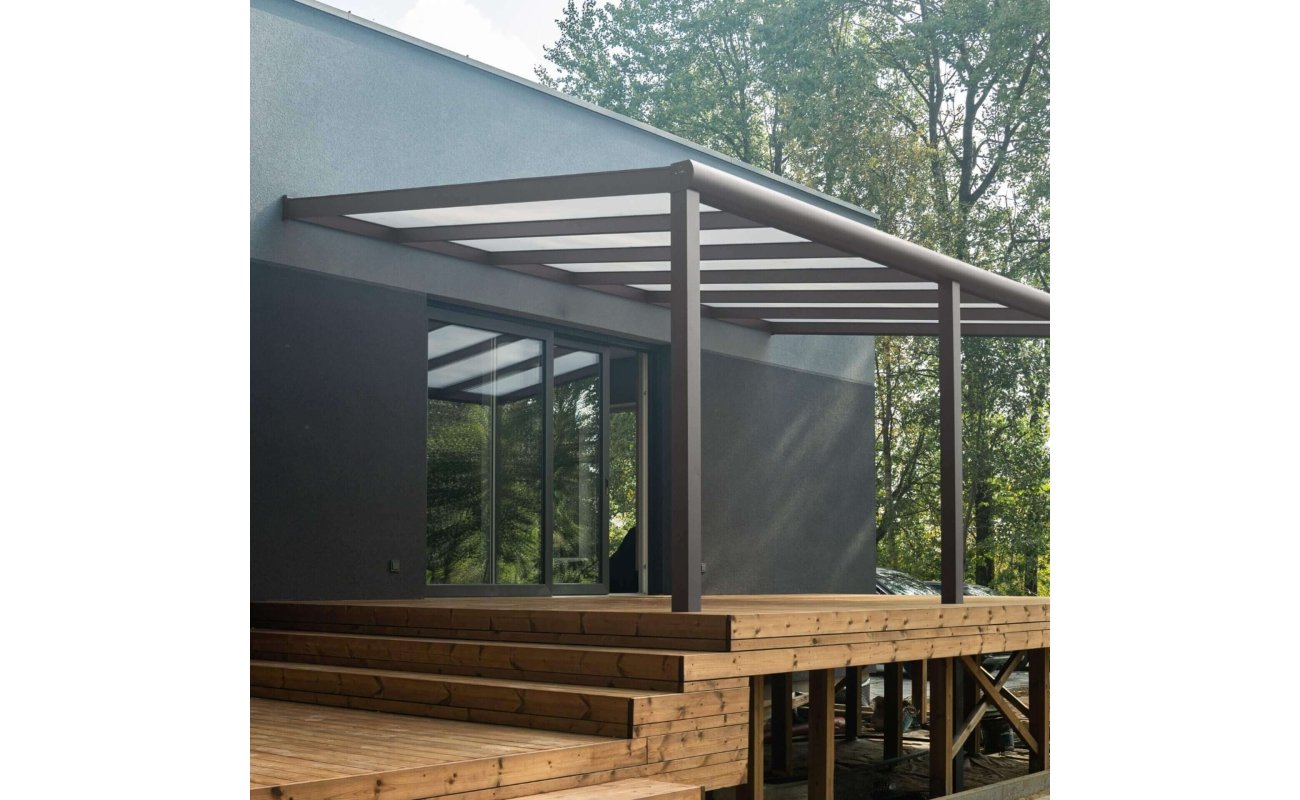 Ruda aliuminė stoginė štutgart