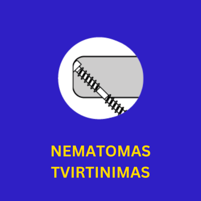 FASTSHIFTER nematomo tvirtinimo medsraigtis terasinėms lentoms tvirtinti į aliuminio lagę 4.2x38 mm, 600vnt. - Image 2