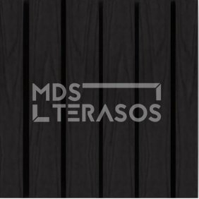 Scandic Fortewood plastiko-medžio kompozitinės dailylentės Charcoal spalvos