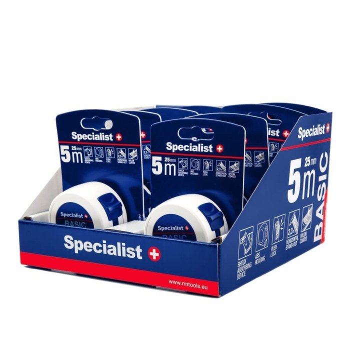 SPECIALIST+ BASIC ruletė 5mx25mm
