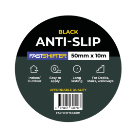 Fastshifter neslystanti juosta 50 mm x 10 m juoda
