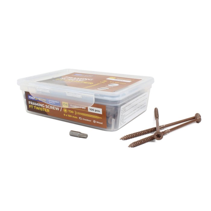 FASTSHIFTER Twister karkasiniai medsraigčiai 6x80/5x90/6x120/6x150 - Image 2