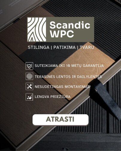 scandic wpc tersinės lentos
