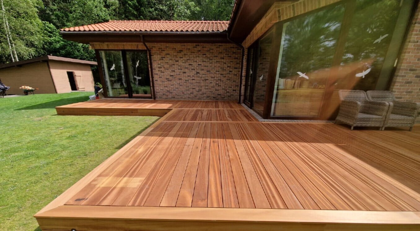 MDS Terasos Kietmedžio terasos lentų jungimas