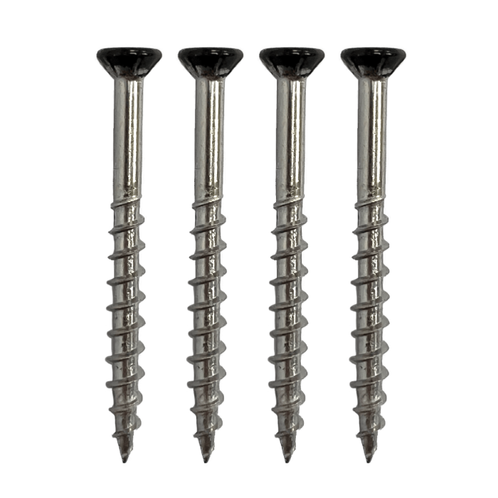 Fastshifter medsraigčiai tereasai 4×40 mm, A2, dažyta galva (RAL9004),