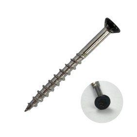 Fastshifter medsraigčiai tereasai 4×40 mm, A2, dažyta galva (RAL9004),