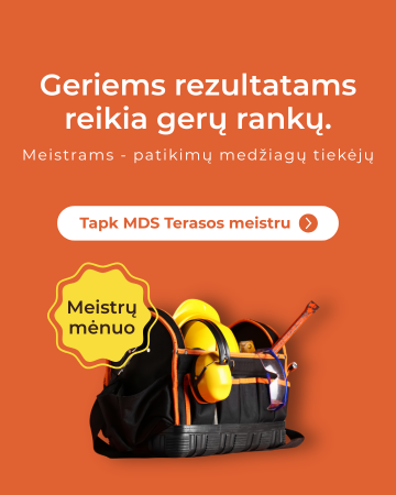meistrų mėnuo MDS Terasos